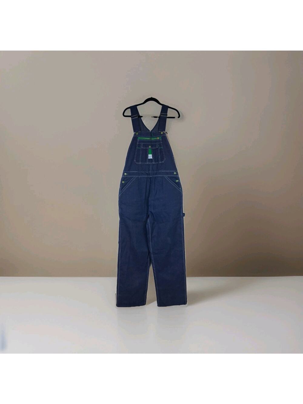 Men’s Liberty Bib Overalls Workwear Carpenter Denim Pants 38x30 Cotton